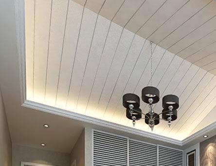 鋁扣板吊頂客廳圖片的-鋁扣板吊頂客廳圖片大全-客廳鋁扣板半吊圖片