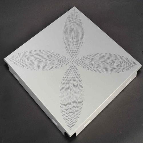 客廳吊頂鋁扣板的圖-簡約鋁扣板吊頂效果圖