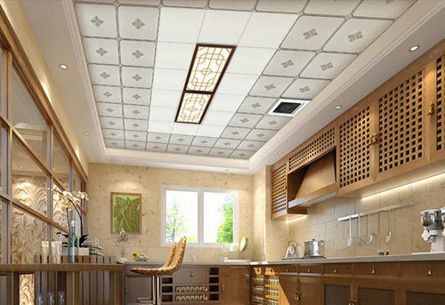 鋁扣板吊頂轉角處理-中山集成吊頂廠家鋁扣板三角龍骨的接法