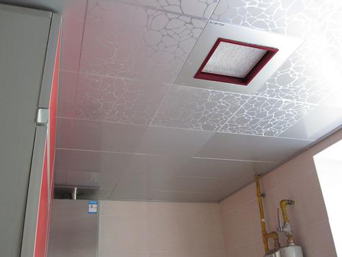 衛生間吊頂鋁扣板圖片-鋁扣板集成吊頂效果圖