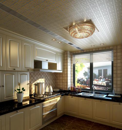 廚房集成吊頂好看-跟著廚房鋁扣板吊頂廠家看看廚房平面型吊頂怎么樣