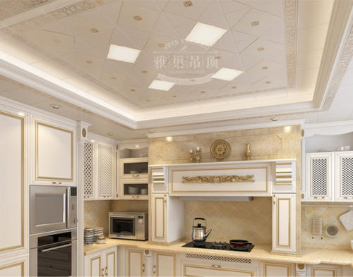 美式廚房集成吊頂圖片-帶著300*300鋁扣板吊頂圖片來參戰