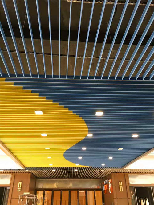 鋁扣板裝飾吊頂效果圖-你想要的吊頂現場效果圖來了