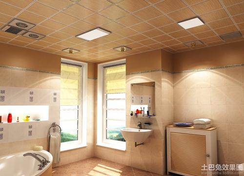 集成鋁扣板效果圖-簡約鋁扣板吊頂效果圖