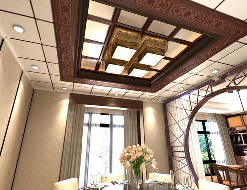 集成吊頂圖案花-鋁扣板集成吊頂VS傳統吊頂