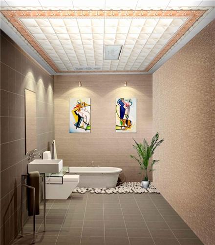 別墅鋁扣板吊頂效果圖-廚衛用石膏吊頂還是鋁扣板吊頂好