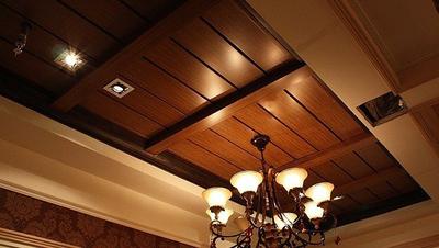 藝術鋁扣板吊頂效果圖-商場鋁扣板吊頂