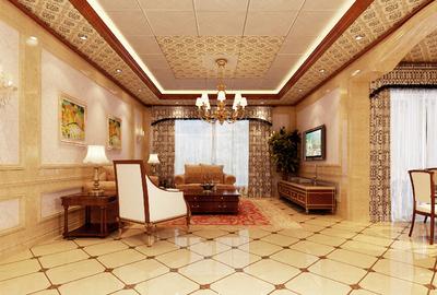 歐式客廳鋁扣板-簡歐式鋁扣板吊頂效果怎樣