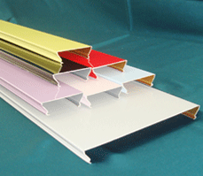 條形鋁扣板天花-條形烤漆鋁扣板天花-條形鋁扣板天花材質