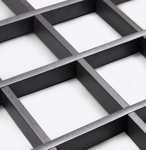 鋁扣板格柵吊頂-格柵鋁天花和鐵格柵吊頂