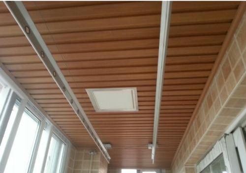 南平生態集成吊頂-陽臺吊頂用生態木還是鋁扣板吊頂