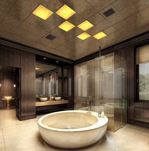 衛生間廚鋁扣板效果圖-室內鋁扣板廠家分享鋁扣板吊頂效果圖