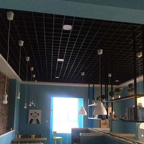 鋁扣板格柵吊頂-格柵鋁天花和鐵格柵吊頂