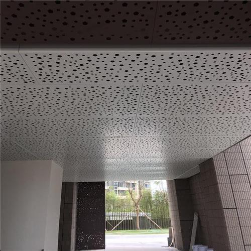 鏤空鋁扣板圖片-鋁單板的應用和鏤空鋁單板