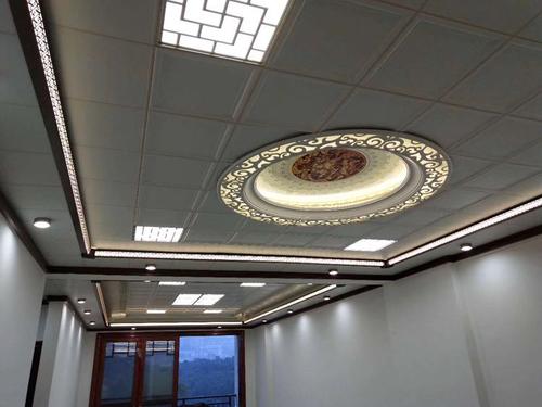 圓頂二級鋁扣板-大廳鋁扣板造圓二級頂-二級鋁扣板圓弧圖形