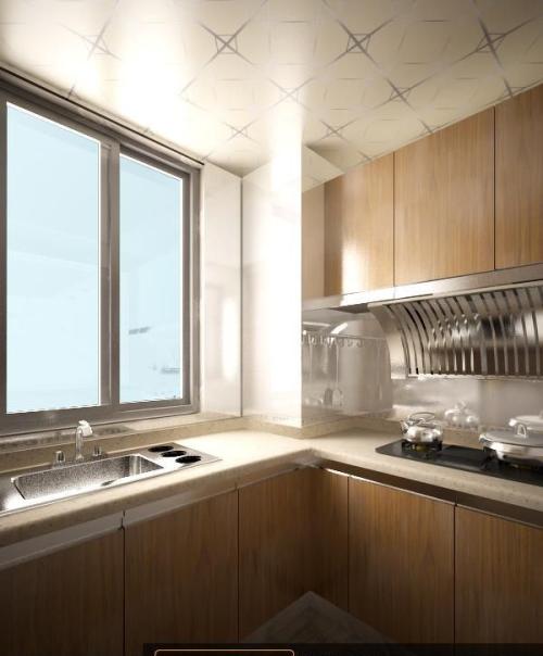 家裝廚房廁所鋁扣板吊頂圖片-鋁扣板吊頂豪宅家裝工程案例