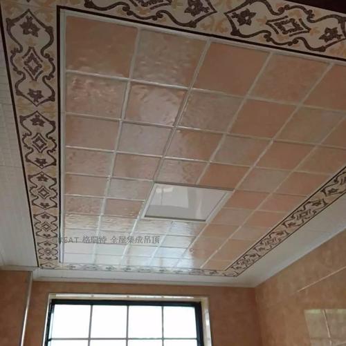 中式復古集成吊頂-中式鋁扣板吊頂效果圖