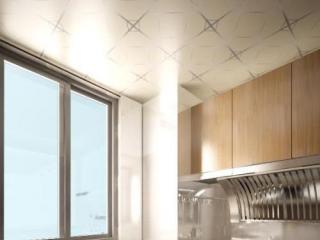 鋁扣板裝潢墻面圖片效果圖-簡約鋁扣板吊頂效果圖