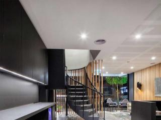 鋁扣板裝飾效果圖-簡約鋁扣板吊頂效果圖