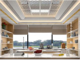 大廳二級鋁扣板吊頂效果圖-帶鋁扣板一級吊頂效果圖來參賽