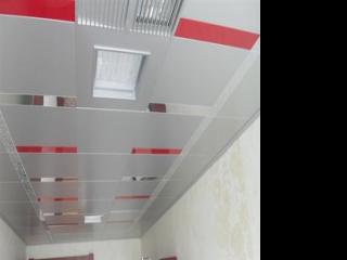 客廳鋁扣板客廳吊頂圖-帶鋁扣板一級吊頂效果圖來參賽