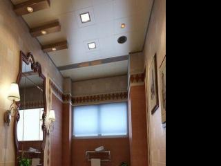 復古鋁扣板吊頂效果圖-現代簡約鋁扣板吊頂效果圖