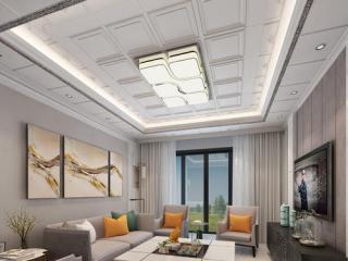 集成中式客廳吊頂-客廳簡歐鋁扣板吊頂怎么裝的好看