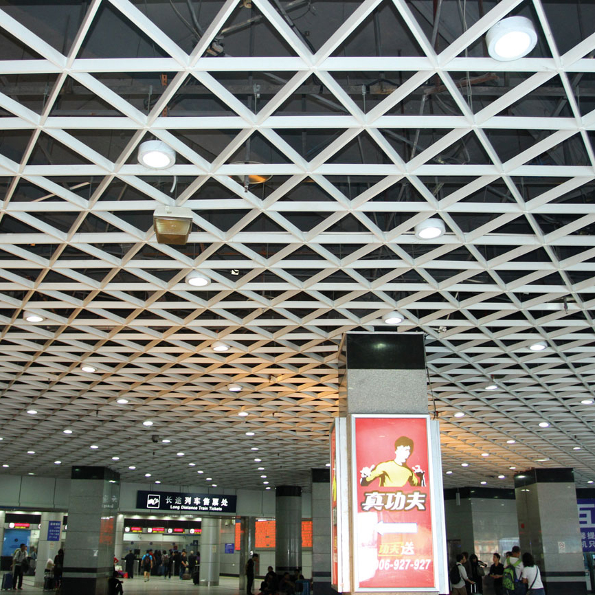 鋁格柵安裝步驟