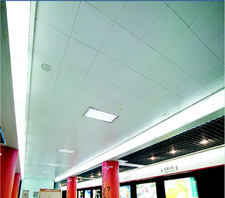 暗架方形鋁扣板案例3