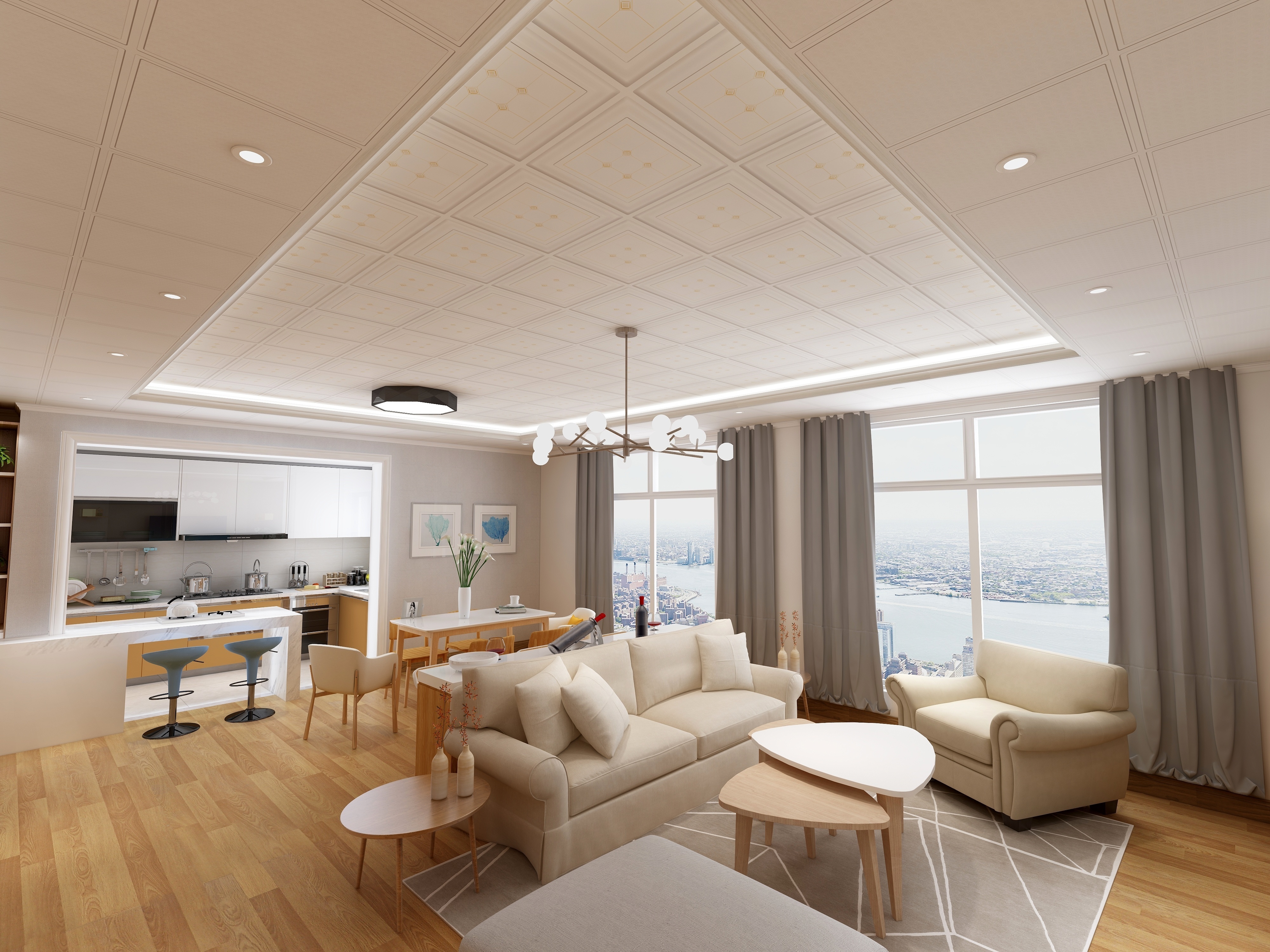 鋁天花吊頂安裝